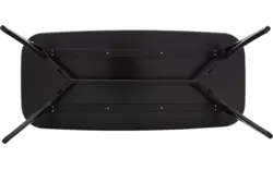 Goossens basic eettafel trani zwart essenhout - 8243894-goossens-basic-trani-eettafel-essenhout-zwart-01
