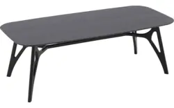 Goossens basic eettafel trani zwart essenhout - 8243896-goossens-basic-trani-eettafel-essenhout-zwart-01