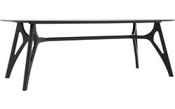 Goossens basic eettafel trani zwart essenhout - 8243896-goossens-basic-trani-eettafel-essenhout-zwart-01