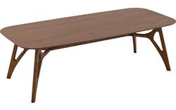 Goossens basic eettafel trani noten noten - 8243897-goossens-basic-trani-eettafel-essenhout-bruin-01