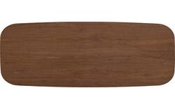 Goossens basic eettafel trani noten noten - 8243897-goossens-basic-trani-eettafel-essenhout-bruin-01