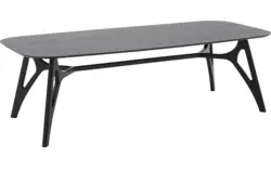 Goossens basic eettafel trani zwart essenhout - 8243898-goossens-basic-trani-eettafel-essenhout-zwart-01