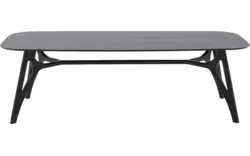 Goossens basic eettafel trani zwart essenhout - 8243898-goossens-basic-trani-eettafel-essenhout-zwart-01