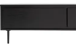 Goossens basic tv meubel trani zwart essenhout - 8243902-goossens-basic-trani-tv-meubel-essenhout-zwart-01