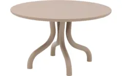 Goossens excellent eettafel matera beige leefbeton - 8243908-goossens-excellent-matera-eettafel-leefbeton-bruin-01