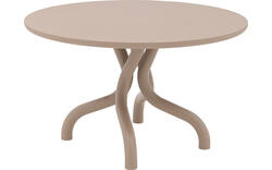 Goossens excellent eettafel matera beige leefbeton - 8243908-goossens-excellent-matera-eettafel-leefbeton-bruin-01