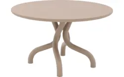 Goossens excellent eettafel matera beige leefbeton - 8243908-goossens-excellent-matera-eettafel-leefbeton-bruin-01
