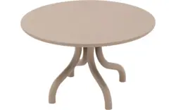 Goossens excellent eettafel matera beige leefbeton - 8243908-goossens-excellent-matera-eettafel-leefbeton-bruin-01