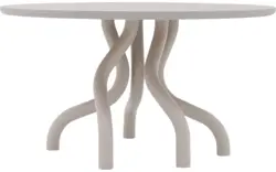 Goossens excellent eettafel matera beige leefbeton - 8243909-goossens-excellent-matera-eettafel-leefbeton-bruin-01