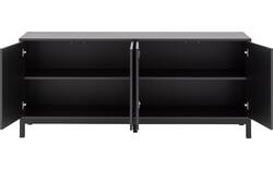 Goossens dressoir valencia zwart melamine - 8243925-goossens-valencia-dressoir-melamine-01