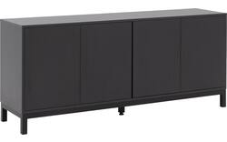 Goossens dressoir valencia zwart melamine - 8243925-goossens-valencia-dressoir-melamine-03