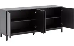 Goossens dressoir valencia zwart melamine - 8243925-goossens-valencia-dressoir-melamine-01