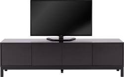 Goossens tv meubel valencia zwart melamine - 8243926-goossens-valencia-tv-meubel-melamine-zwart-02