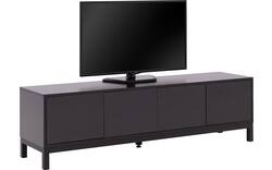 Goossens tv meubel valencia zwart melamine - 8243926-goossens-valencia-tv-meubel-melamine-zwart-01