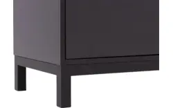 Goossens tv meubel valencia zwart melamine - 8243926-goossens-valencia-tv-meubel-melamine-zwart-01