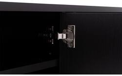 Goossens tv meubel valencia zwart melamine - 8243926-goossens-valencia-tv-meubel-melamine-zwart-01