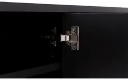 Goossens tv meubel valencia zwart melamine - 8243926-goossens-valencia-tv-meubel-melamine-zwart-01