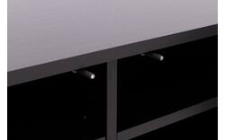 Goossens tv meubel valencia zwart melamine - 8243926-goossens-valencia-tv-meubel-melamine-zwart-01