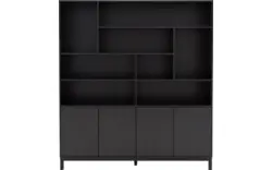 Goossens buffetkast valencia zwart melamine - 8243927-goossens-valencia-buffetkast-melamine-01