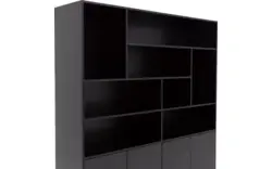 Goossens buffetkast valencia zwart melamine - 8243927-goossens-valencia-buffetkast-melamine-01