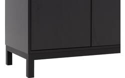 Goossens buffetkast valencia zwart melamine - 8243927-goossens-valencia-buffetkast-melamine-01