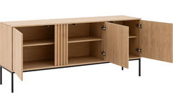 Goossens dressoir viola blank eiken - 8243936-goossens-viola-dressoir-eiken-01