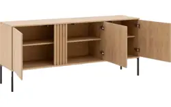 Goossens dressoir viola blank eiken - 8243936-goossens-viola-dressoir-eiken-01