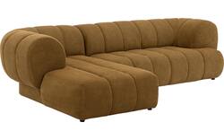 Goossens hoekbank weave geel stof - 8243949-gespiegeld-12
