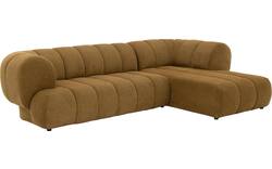 Goossens hoekbank weave geel stof - 8243949-goossens-weave-bank-stof-geel-01