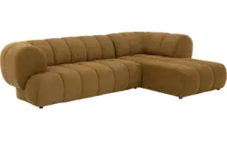 Goossens hoekbank weave geel stof - 8243949-goossens-weave-bank-stof-geel-01