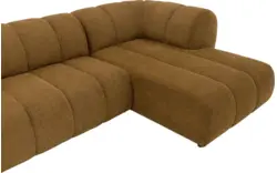 Goossens hoekbank weave geel stof - 8243949-goossens-weave-bank-stof-geel-01
