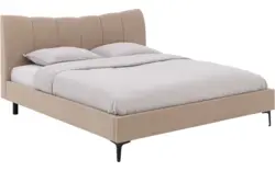 Goossens gestoffeerd bedframe victory bruin stof - 8243952-goossens-victory-bedframe-stof-01