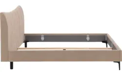 Goossens gestoffeerd bedframe victory bruin stof - 8243952-goossens-victory-bedframe-stof-01