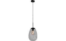 Goossens hanglamp lava zwart metaal - 8243961-goossens-lava-rondom-e27-max-18-watt-01