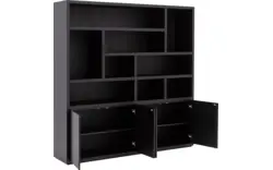 Goossens buffetkast barcelona zwart eiken - 8243983-goossens-barcelona-buffetkast-eiken-01