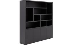 Goossens buffetkast barcelona zwart eiken - 8243983-goossens-barcelona-buffetkast-eiken-01
