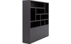 Goossens buffetkast barcelona zwart eiken - 8243983-goossens-barcelona-buffetkast-eiken-01