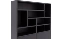 Goossens buffetkast barcelona zwart eiken - 8243983-goossens-barcelona-buffetkast-eiken-01