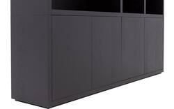 Goossens buffetkast barcelona zwart eiken - 8243983-goossens-barcelona-buffetkast-eiken-01