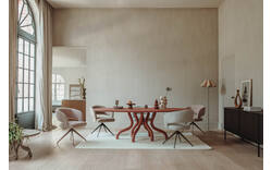 Goossens excellent eettafel matera rood leefbeton - 8244033-goossens-excellent-matera-eettafel-leefbeton-rood-01