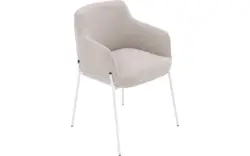 Goossens eetkamerstoel pepijn beige stof - 8244099-goossens-pepijn-eetkamerstoel-stof-bruin-01