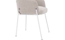 Goossens eetkamerstoel pepijn beige stof - 8244099-goossens-pepijn-eetkamerstoel-stof-bruin-01