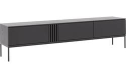 Goossens tv meubel viola zwart eiken - 8244145-goossens-viola-tv-meubel-eiken-zwart-01