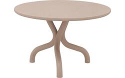 Goossens excellent eettafel matera beige leefbeton - 8244150-goossens-excellent-matera-eettafel-leefbeton-bruin-01