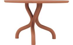 Goossens excellent eettafel matera rood leefbeton - 8244152-goossens-excellent-matera-eettafel-leefbeton-rood-01