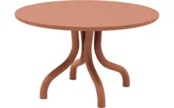 Goossens excellent eettafel matera rood leefbeton - 8244155-goossens-excellent-matera-eettafel-leefbeton-rood-01