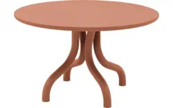 Goossens excellent eettafel matera rood leefbeton - 8244155-goossens-excellent-matera-eettafel-leefbeton-rood-01