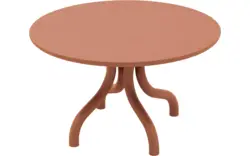 Goossens excellent eettafel matera rood leefbeton - 8244155-goossens-excellent-matera-eettafel-leefbeton-rood-01