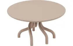 Goossens excellent eettafel matera beige leefbeton - 8244156-goossens-excellent-matera-eettafel-leefbeton-bruin-01