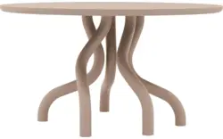 Goossens excellent eettafel matera beige leefbeton - 8244156-goossens-excellent-matera-eettafel-leefbeton-bruin-01